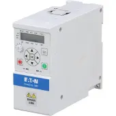 Eaton 3-5001-006A Frequenzumrichter, 230 V AC, 3-phasig, 3 A, 0.55 kW, IP20/NEMA0, Funkentstörfilter, 7-Segment-Anzeige, Sollwertpotenziometer