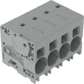 Wago 2636-1103/020-004 Leiterplattenklemme,16 mm2,Rastermaß 10 mm,schwarz 26361103020004 - 50 Stück