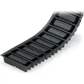 Wago 231-468/001-000/105-604/997-407 THR-Stiftleiste,Lötstift 1,2 x 1,2 mm,abgewinkelt,schwarz 231468001000105604997407 - 170 Stück