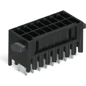 Wago 713-1411/037-000 THT-Stiftleiste, 2-reihig,Lötstift 0,8 x 0,8 mm,gerade,schwarz 7131411037000 - 20 Stück