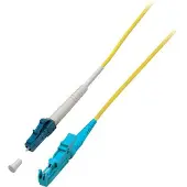 EFB Elektronik O0863.1 Simplex LWL Patchkabel E2000-LC OS2 1m 3,0mm Gelb 9/125μm O08631