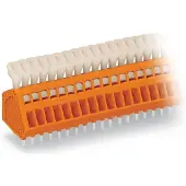Wago 233-548 Leiterplattenklemme,Drücker,0,5 mm2,orange 233548 - 10 Stück