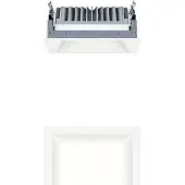Zumtobel 60816109 LED Decken-Einbauleuchte PANOS EVO Q190L 15W 830 LDO WH WH