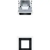 Zumtobel 60818662 LED Decken-Einbauleuchte P-INF Q100L 750-927-65 LDO BK WH