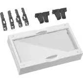 Hager UC11BAKL Bausatz, universN, 150x250mm, Berührungsschutzabdeckung klarsicht