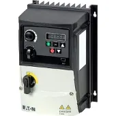 Eaton 199394 Frequenzumrichter, 115 V AC, 1-phasig, 2.3 A, 0.37 kW, IP66/NEMA 4X, 7-Segment-Anzeige, Lokale Bedienelemente, zusätzlicher