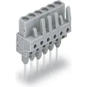 Wago 232-150/005-000 Federleiste für Reihenklemmen,Stifte 0,6 x 1 mm,gerade,grau 232150005000 - 10 Stück