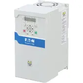 Eaton 3-5014-002A Frequenzumrichter, 400 V AC, 3-phasig, 23 A, 11 kW, IP20/NEMA0, 7-Segment-Anzeige, Sollwertpotenziometer, Brems-Chopper, STO (Safe