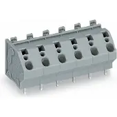 Wago 745-202/005-000 Leiterplattenklemme,4 mm2,Rastermaß 10 mm,grau 745202005000 - 90 Stück