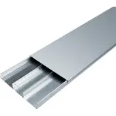 Hager UK240283 Unterflurkanal 3-zügig estrichüberdeckt aus Stahlblech UK 240x28mm - 2 Meter