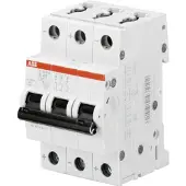 ABB S203M-C50UC Sicherungsautomat C-Char., 10 kA, 50 A, 3P 2CDS273061R0504