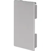Hager FB8013067030 Endstück halogenfrei zu Leitungsführungskanal FB 80x130mm steingrau