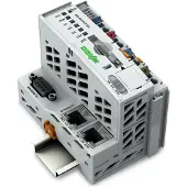 Wago 750-8102/025-000 Controller PFC100,2 x ETHERNET, RS-232/-485,Erw. Temperatur,lichtgrau 7508102025000