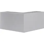 Hager FB8013037030 Außeneck aus Grundprofil aus PVC zu FB 80x130mm steingrau