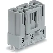 Wago 770-853 Stecker für Leiterplatten,gerade,3-polig,grau 770853 - 100 Stück