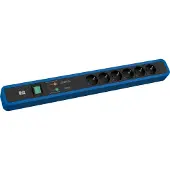 Bachmann 350.304 PRIMO 2 6xCEE7/3 1xGVS 1xSchalter 2m CEE7/7 RAL5010 350304