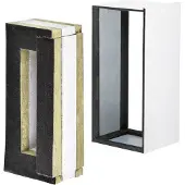 Hager L69509016 Längenanpassstück zu FWK 90 Funktionserhalt E60/E30 50x210mm verkehrsweiß