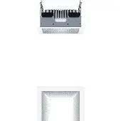 Zumtobel 60816078 LED Decken-Einbauleuchte PANOS EVO Q140L 9W 840 LDO FAL WH