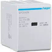 Hager SPC043N Steckmodul T3 N-PE Uc 264V In 3kA Uoc 6kV Up 1.4kV