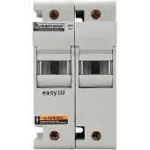 Eaton CH30J2 Sicherungshalter, Niederspannung, 30 A, AC 600 V, DC 600 V, 200 kA, 65 x 72 x 117 mm, J, 2P, UL, CSA, 35 mm Hutschiene - 3 Stück