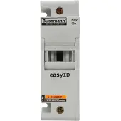 Eaton CH60J1 Sicherungshalter, Niederspannung, 60 A, AC 600 V, DC 600 V, 200 kA, 40 x 83 x 125 mm, J, 1P, UL, CSA, 35 mm Hutschiene - 6 Stück