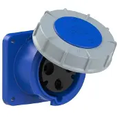 Pce 333-6 Anbaudose ger. 63A 3p 6h IP67 TWIST