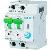 Eaton Power Quality Eaton MB-300199 Brandschutzschalter, 2p, C, 6 A, 30 mA, Typ A AFDD-6/2/C/003-A MB300199