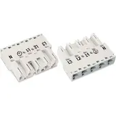 Wago 770-435 Stecker,5-polig,Kod. A,weiß 770435 - 50 Stück