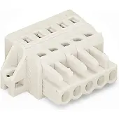 Wago 721-114/031-000 1-Leiter-Federleiste,CAGE CLAMP,2,5 mm2,lichtgrau 721114031000 - 25 Stück