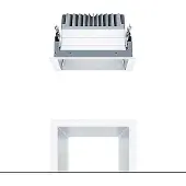 Zumtobel 60818280 LED Decken-Einbauleuchte P-INF Q190H 2500-940 LDO SM WH