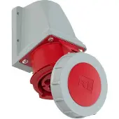 Pce 1272-6v Wandsteckdose 32A 7p 6h IP66/67