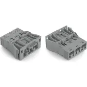 Wago 770-753/060-000 Snap-In-Stecker,3-polig,Kod. B,grau 770753060000 - 100 Stück
