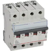 Legrand 404157 TX3 Leitungsschutzschalter B-Charakteristik, 32A, 4-polig, 10kA, 400VAC, 4TE