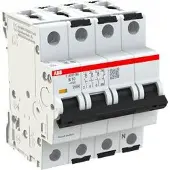 ABB S303P-B10NA Sicherungsautomat B-Char., 25 kA, 10A, 3+NA 2CDS383103R0105