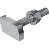 Obo Bettermann OBO 1148326 Hammerkopfschraube für Profilschiene MS4121/4141 M10x60mm Stahl Zinklamelle MS41HB M10x60 ZL - 25 Stück