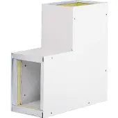 Hager TEH R30559010 Flachwinkel FWK3E/99160 reinweiÃ