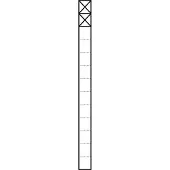 Siedle S. & Soehne Kommunikations-Stele anthrazitgrau KS 613-2 AG