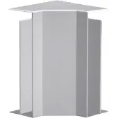 Hager LF6019047030 Inneneck halogenfrei zu Leitungsführungskanal LF/FB 60x190mm steingrau