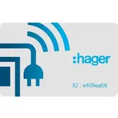 Hager XEVA420 Ladest. Zubehör Set 20 RFID Karten für witty flow