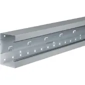 Hager BRS851301VERZ Brüstungskanal-Unterteil frontrast BRS 85x130mm OT 80mm aus Stahlblech verzinkt - 2 Meter