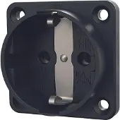 MENNEKES Anbausteckdose IP54 50x50mm ger sw Kst