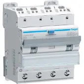 Hager ADM410QC Fehlerstrom-Leitungsschutzschalter 4P 6kA B-10A 30mA Typ A QC/QB