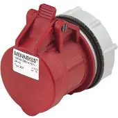 MENNEKES 988 Anbaudose TwinCONTACT, 32A4p6h400V, IP44