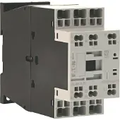 Eaton 199266 Leistungsschütz, 3-polig, 380 V 400 V 3 KW, 1 S, 1 Ö, 24 V 50/60 Hz, Wechselstrombetätigung, Push-in-Klemmen DILM8-11(24V50/60HZ)-PI