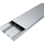 Hager UK240483 Unterflurkanal 3-zügig estrichüberdeckt aus Stahlblech UK 240x48mm - 2 Meter