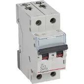 Legrand 403527 TX3 Leitungsschutzschalter C-Charakteristik, 13A, 2-polig, 6kA, 400VAC, 2TE