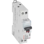 Legrand 407733 DX3 Leitungsschutzschalter C-Charakteristik, 0,5A, 1-polig+N, 6kA, 230VAC, 1TE