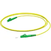 Kaiser 4263002 Patchkabel LC/APC-LC/APC, SX, G.657.A2, LSZH, gelb, 1,0 m