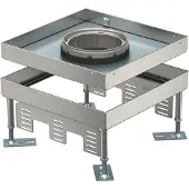 Obo Bettermann OBO 7408982 Quadratische Kassette Tubus-Deckel 243x243x105 Edelstahl, rostfrei RKFN3 9 VS 25