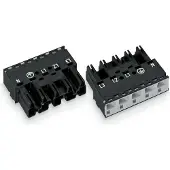 Wago 770-415 Stecker,5-polig,Kod. A,schwarz 770415 - 50 Stück